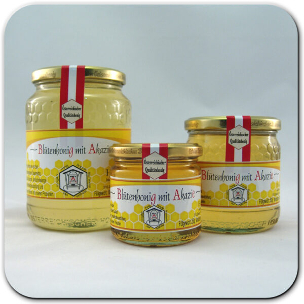 Akazienhoni-FAMweiss BIO Blütenhonig mit Akazie – Bild 1